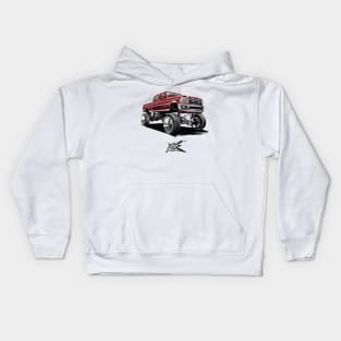 FORD f250 obs lifted truck Kids Hoodie